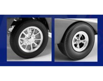 Drag Wheel & Tire Set (1 set of 4 rims & Tires)