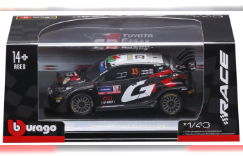 TOYOTA Yaris Gr Rally1 Team Gazoo Racing Wrt (night Version) №33 Rally (2024) Elfyn Evans - Scott Martin, Black