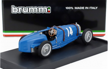 BUGATTI F1 Tipo 59 №14 France Gp (1934) Tazio Nuvolari, Bluette