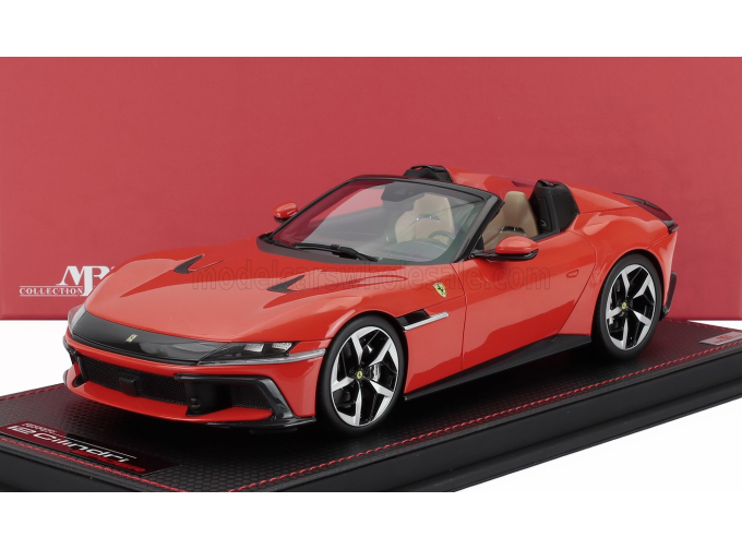 FERRARI 12cilindri Spider V12 830cv (2024) - Con Vetrina - With Showcase, Rosso Dino - Red