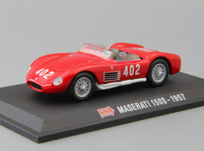 MASERATI 150S #402 (1957), red