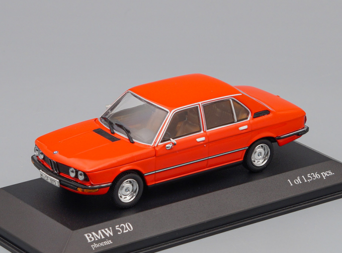 BMW 520 1972, red