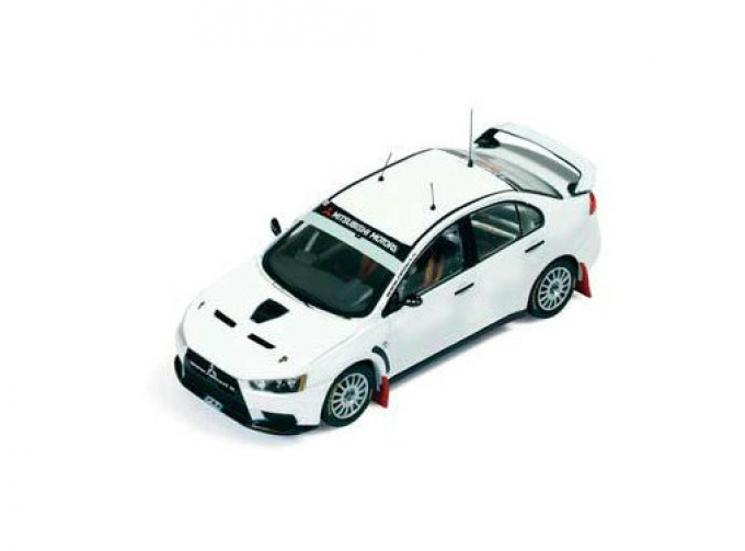 MITSUBISHI LANCER EVO X Rally Spec (два варианта дисков) 2011, белый