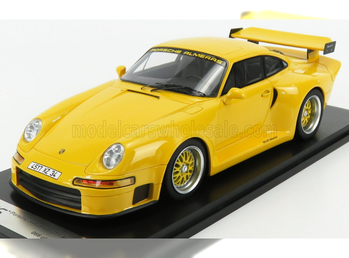 PORSCHE 911 993 Gt1 Almeras, Yellow