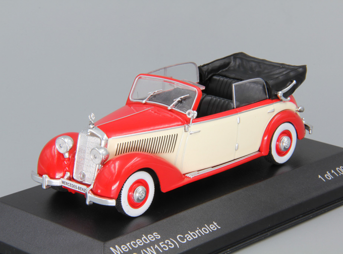 MERCEDES-BENZ 230 Cabriolet W153 (1939), red / light beige