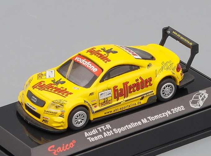 AUDI TT-R Team ABT Sportsline M.Tomchizyk 2002, yellow