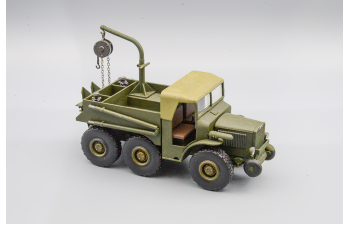 тягач Laffly S45 c прицепом Titan и танком Char D2