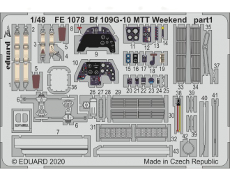 Фототравления для Bf 109G-10 MTT Weekend