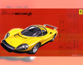 Сборная модель Ferrari Dino 206