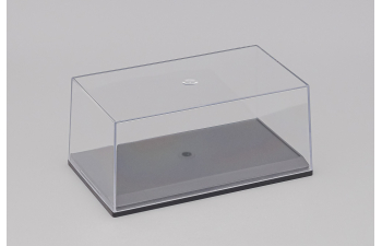 Бокс черный подиум "в клетку" (155 х 90 х 70 мм)