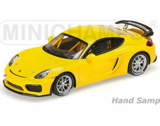 PORSCHE Cayman GT4 Club Sport Street Version, yellow