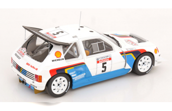 PEUGEOT TDC Rally Set mit 3 Modellen Citroen C35 Peugeot 205 GTI Trailer, Fauchille/Saby (1986)