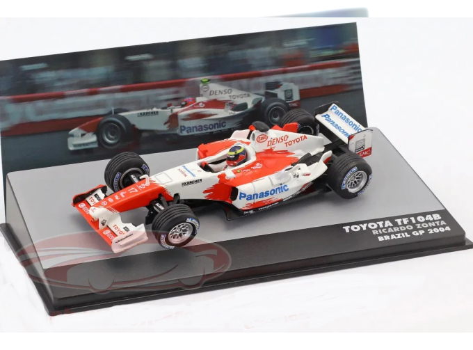 TOYOTA TF104B №17 Brazil GP Formula 1 Ricardo Zonta (2004)