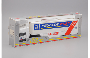 SCANIA 144L 530 "Peugeot Sport F1 Team" (1997), white
