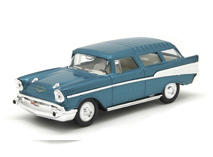 CHEVROLET Nomad (1957), Legendarne Samochody 11, голубой металлик