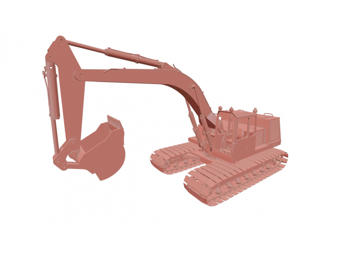 Сборная модель Экскаватор МТП-71 с моноблочной стрелой (ранний вариант)