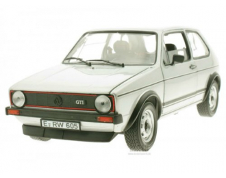 VOLKSWAGEN Golf I GTI 1976, серебристый