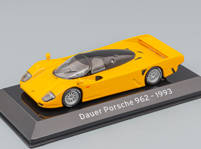 PORSCHE Dauer 962 (1993) - Con Vetrina - With Showcase, Yellow