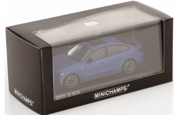 BMW i4 M50 (2022), matt blue metallic