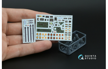 3D Декаль интерьера кабины для семейства HEMTT A0 (Trumpeter) (с 3D-печатными деталями)