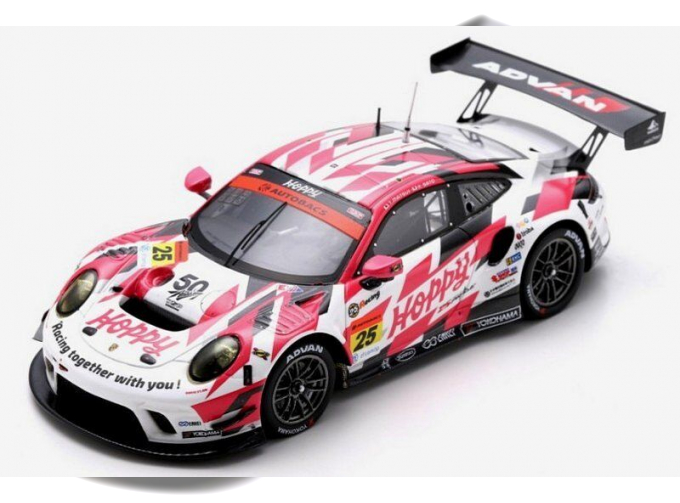 PORSCHE 911 991-2 Team Tsuchiya №25 Gt300 Super Gt (2021) T.Matsui - K.Sato, Pink White