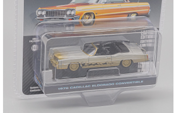 (Greenlight!) CADILLAC Eldorado Convertible (открытый) 1976, silver / gold