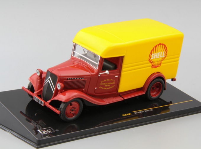 CITROEN TYPE 23 1500kg Shell (1938), red / yellow