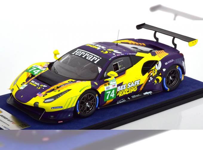 FERRARI 488 GTE No 74 24h Le Mans, Fraga/Bird/van Gisbergen (2022)