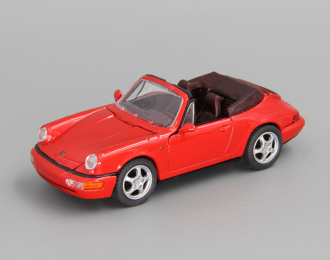 PORSCHE 911 Carrera 2 Cabrio, red / purple