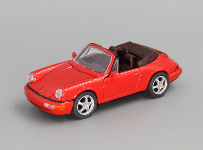 PORSCHE 911 Carrera 2 Cabrio, red / purple