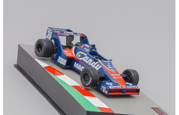 TOLEMAN F1 Tg183b №36 Season (1983) Bruno Giacomelli, blue / red