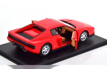 FERRARI Testarossa (1984) - Con Vetrina - With Showcase, red