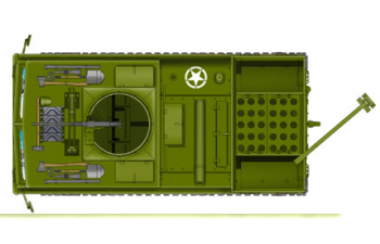 Сборная модель Танк M4 High speed tractor (155mm/8-in./240mm)