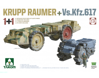 Сборная модель Krupp Raumer + Vs.Kfz. 617 (1+1)