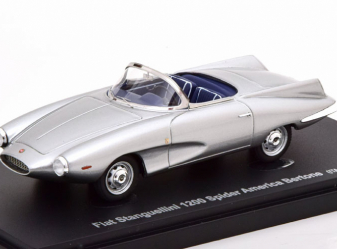 FIAT Stanguellini 1200 Spider America Bertone (1957), silver