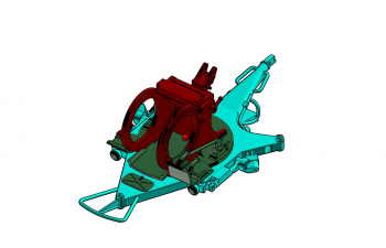 Сборная модель ЗУ-23-2М вариант для установки в кузов