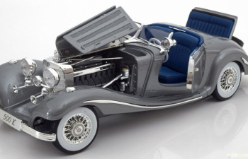 MERCEDES-BENZ 500К MERCEDES-BENZ 500 K W29 Special Roadster (1934), grey metallic