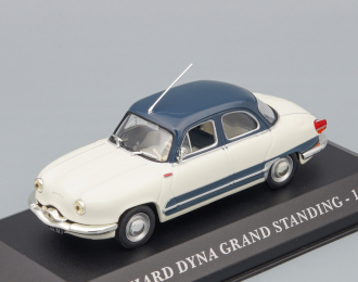 PANHARD Dyna Grand Standing (1958), creme-white / blue