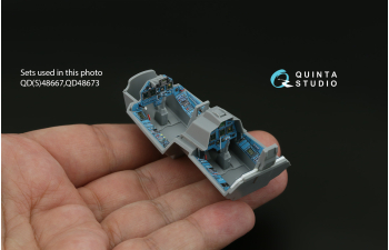 3D Декаль Включенные дисплеи кабины для QD48667 Суххой-30СМ (Звезда)