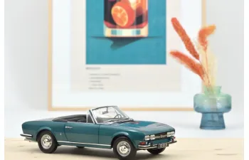 PEUGEOT 504 Cabriolet (1969), blue metallic