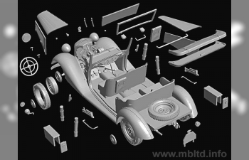 Сборная модель Немецкий полицейский автомобиль (версия 1937)