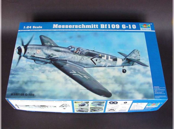 Сборная модель Немецкий истребитель Messerschmitt Bf.109 G-10