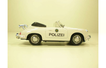 PORSCHE 356B Cabriolet Polizei, 251PD 1:43, белый