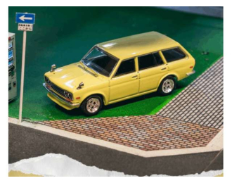 Datsun 510 Bluebird Wagon, yellow 1973