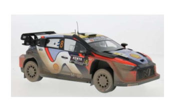 HYUNDAI i20 N Rally1, #8 Safari Rallye Kenia Tänak/Järveoja (2025). dirty version