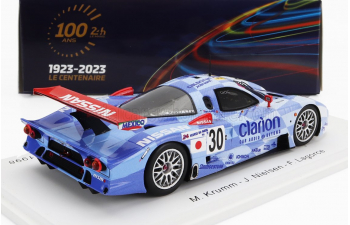 NISSAN R390 Gt1 3.5l Turbo Team Nissan Motorsport N30 24h Le Mans (1998) M.Krumm - J.Nielsen - F.Lagorce, Light Blue White