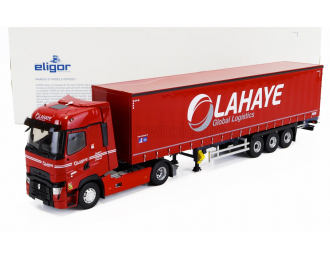 DAF Xg+ Truck Telonato Lahaye Transports (2023), Red