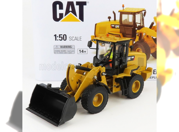 CATERPILLAR Cat930k Ruspa Gommata - Scraper Tractor Wheel Loader, Yellow Black