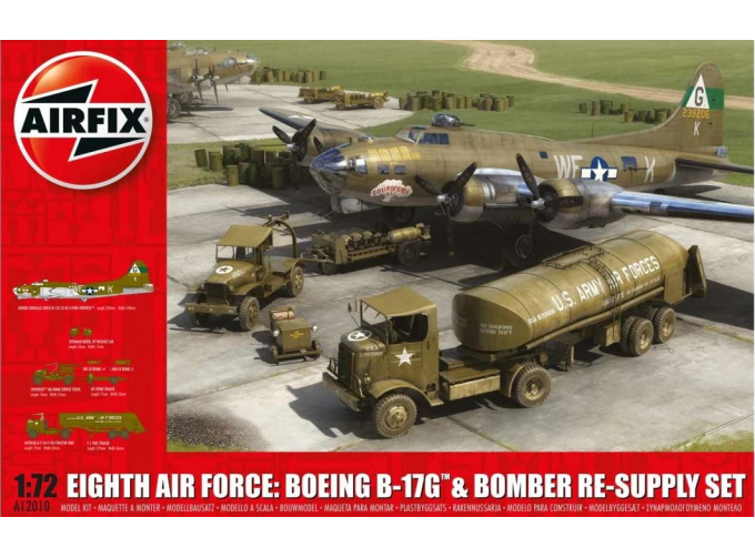 Сборная модель Eighth Air Force: Boeing B-17G & Bomber Re-Supply Set