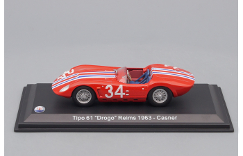 MASERATI Tipo 61 "Drogo" #34 Reims Casner 1963